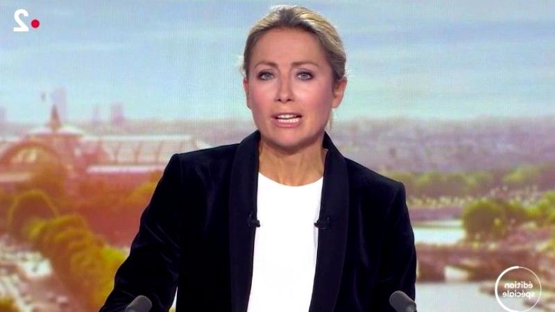 Discours d'Emmanuel Macron : l'attitude d'Anne-Sophie Lapix met les téléspectateurs en colère