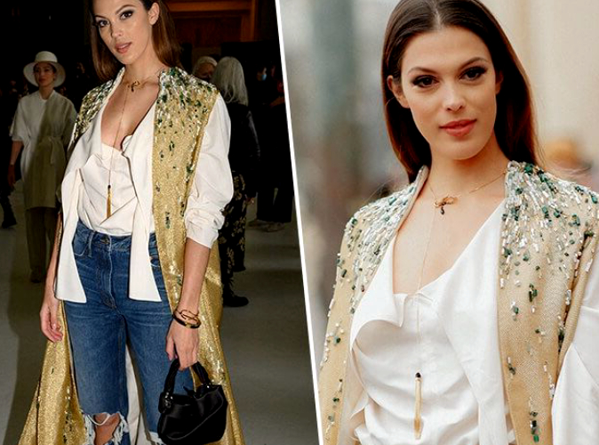 Iris Mittenaere ose les jeans déchirés lors d'un défilé de haute couture : L'ancienne Miss est vivement moquée sur la toile