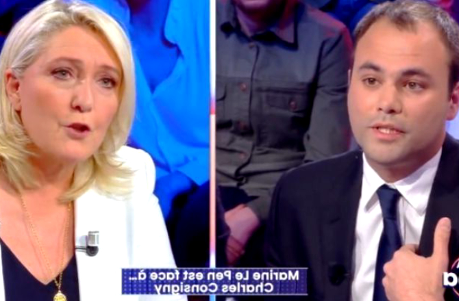 "Vous avez admiré Poutine pendant des années pour l'argent", d'énormes tensions dans "Face à Baba" entre Charles Consigny et Marine Le Pen !